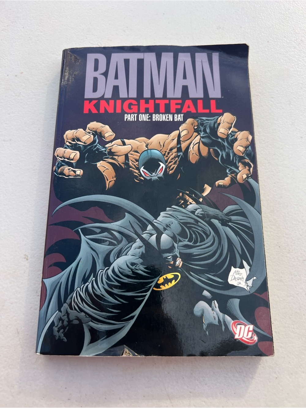 Batman Knightfall Part 1 Broken Bat TPB DC Comics 2000 5th Printing Bane